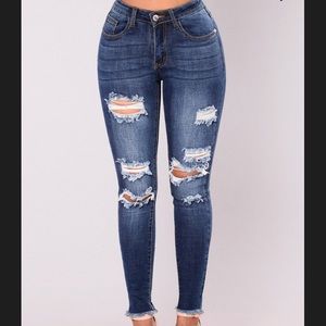 Fashion nova mid rise jeans